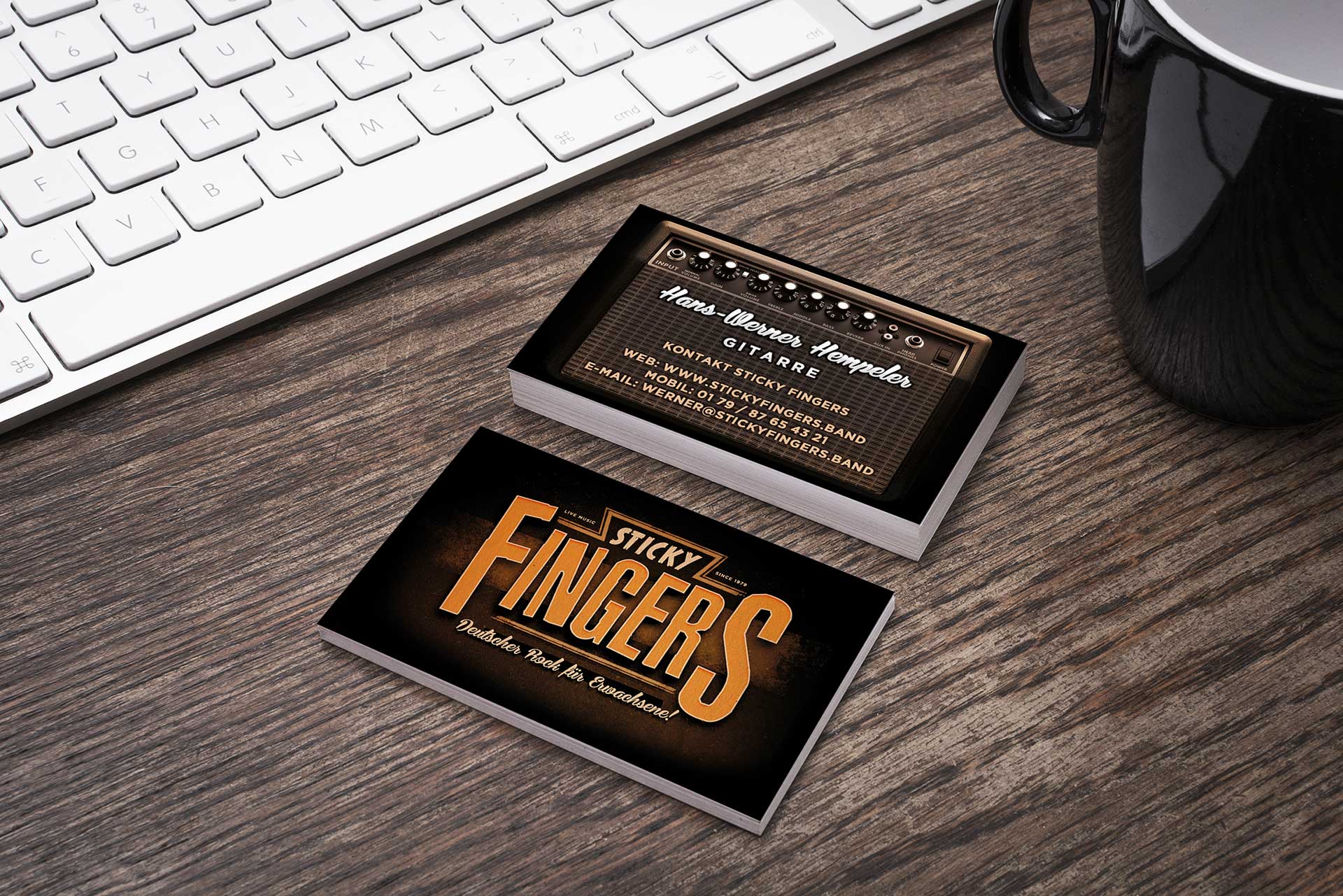 Visitenkarte Sticky Fingers Sixtyseven Multimedia